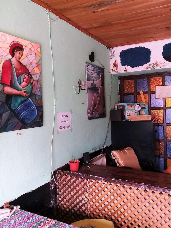 La Vieja Terraza Hostel Antigua Bagian luar foto